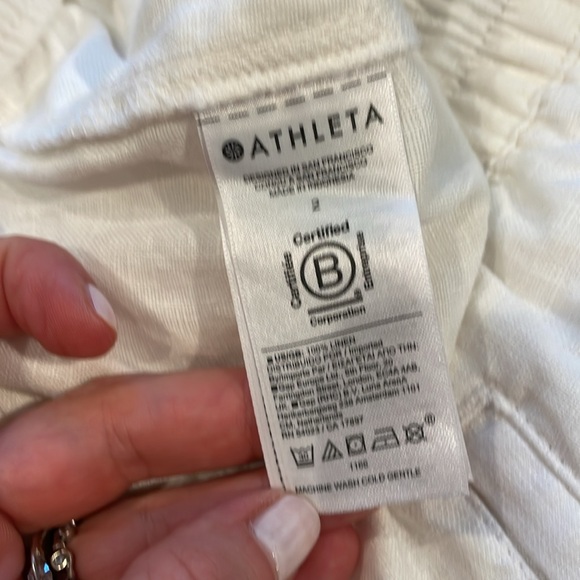 Athleta linen pants size 2 - Picture 5 of 7